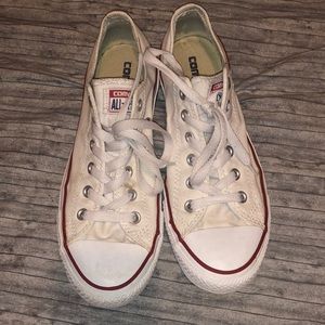 Converse White Shoes Women’s 10 Mens 8